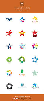 Logo Collection Star Vector Logo Designs Point Light Sky Night Logo Stars Star Logo Design Logo Collection Identity Design Logo