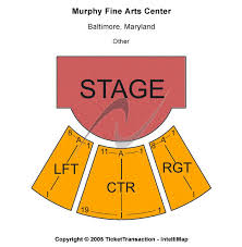 murphy fine arts center seating chart