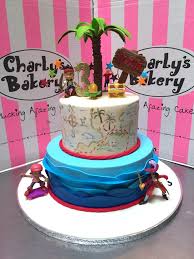 À tout moment, où que vous soyez, sur tous vos appareils. 2 Tier Jake And The Neverland Pirates Cake With Waves Treasure Map Palm Tree And Toys Supplied By Customer A Photo On Flickriver