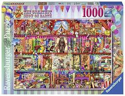 This 1,000 piece jigsaw tells the entire story of disney's tangled in one image. Ravensburger The Greatest Show On Earth 15254 1000 Piece Https Www Amazon Com Dp B000fdca14 Ref Cm Sw R Pi Dp U Ravensburger Puzzle Art The Greatest Show