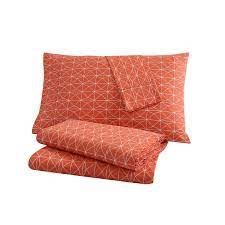 The best selection of royalty free geometric set vector art, graphics and stock illustrations. Clairebella Geometric 200 Thread Count 100 Cotton 3 4 Piece Bedding Sheet Set Walmart Com Walmart Com