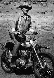 I M A Cowboy On Steel Horse I Ride John Wayne Motorcycle Cool Bikes