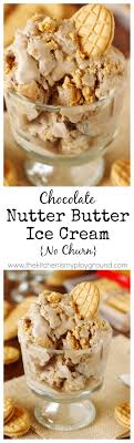 A sandwich cookie, also known as a sandwich biscuit, is a type of cookie made from two thin cookies or medium cookies with a filling between them. No Churn Chocolate Nutter Butter Ice Cream A Delicious Easy Chocolate Peanut Butter Take On Cook Homemade Ice Cream Frozen Desserts Ice Cream Recipes