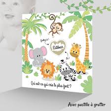 Beau Faire Part Naissance Animaux Savane A Gratter Avec Ou Sans Photo Joli Faire Part Accueil culture animaux le ratel, psychopathe des savanes. faire part naissance savane a gratter