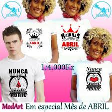 Camisa De Quem Nasce Em Abril Modart Vendas Para As Lendas Do Mes De Abril Lendas Abril