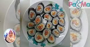 Bahan pembuatan resep sushi salmon yang mudah: Cuba Resipi Sushi Homemade Untuk Anak Ke Sekolah Senang Dan Jimat Pa Ma