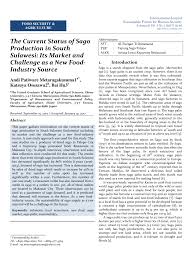 We did not find results for: Pdf The Current Status Of Sago Production In South Sulawesi Its Market And Challenge As A New Food Industry Source