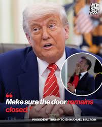 President Trump offered up a tip for France's first family to preserve  domestic tranquility after his Paris counterpart Emmanuel Macron was  publicly slapped by his wife Brigitte