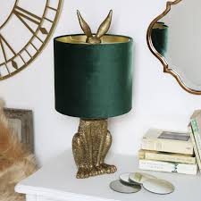 Shop lamps online at temple & webster for bedside lamps & bed lights. Antique Gold Hare Table Lamp