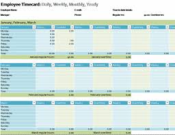 Here are 15 free excel templates for you to download. Employee Time Sheet Weekly Monthly Yearly