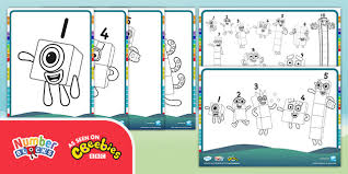 Numberblocks is an animated tv series designed to help preschoolers learn numbers and it s a lot of fun. Free Numberblocks 1 10 Colouring Pages