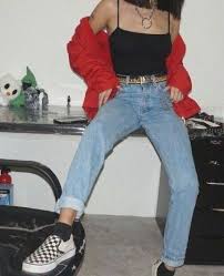 Streetwear 90s indie clothes aesthetic crewneck sweatshirts long sleeve print urban fashion skater. Aesthetic Summer Outfits Vintage Aesthetic Summer Outfits Vintage Sthetisches Sommeroutfit Vint Retro Outfits Jeans Outfit Casual Fashion Inspo Outfits