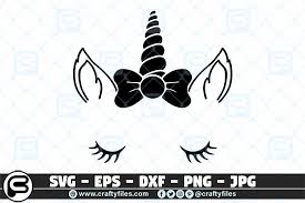 Download Unicorn Face Svg Unicorn Svg Cute Unicorn Svg Cut Files By Crafty Files Thehungryjpeg Com PSD Mockup Templates