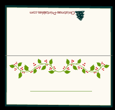 Maybe you would like to learn more about one of these? Free Printable Christmas Place Cards