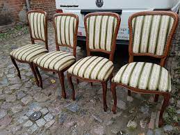 4 esszimmerstuhle stilmobel mit schonem bezug sitzhohe 0 50 m preis fur alle 4 stuhle zusammen inkl lieferung innerhalb b esszimmerstuhle stuhle mobel
