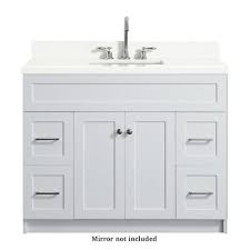Riverstone quartz (1) swanstone (822) tuscany (91) vanity top width. Ariel Hamlet 55 In Bath Vanity In White With Quartz Vanity Top In White With White Basin F055s Wq Vo Wht The Home Depot