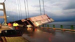 We did not find results for: Truck Nearly Falls Off Mackinac Bridge Weyi