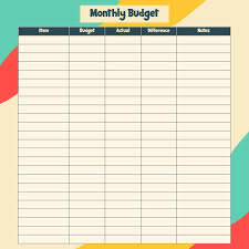 10 best free printable blank budget spreadsheet printablee com