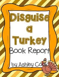 Disguise A Turkey Book Report Book Report Thanksgiving Books Middle School Reading