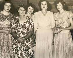Another old photo I know the last three ladies in the pic are My mother  Marie Hodder /Grimshaw My grandmother Rita Grimshaw