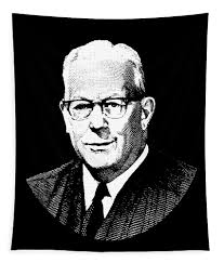 Chief Justice Earl Warren Tapestry by War Is Hell Store