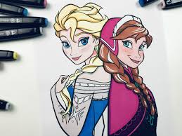 Frozen Elsa E Anna Da Colorare Disegni Da Colorare Disegni Colori