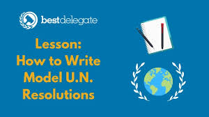 First, get an application form at one of these places: Model Un Made Easy How To Write A Resolution Best Delegate Model United Nations