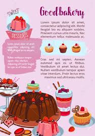 Maybe you would like to learn more about one of these? Pastry Or Bakery Shop Poster Of Sweets And Desserts Vector Design Royalty Free Cliparts Vectors And Stock Illustration Image 79001860