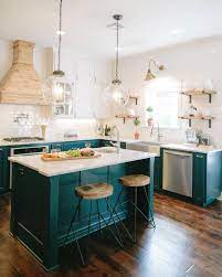 Gorgeous gray island from direct painting group. 14 Colorful Kitchen Island Ideas The Turquoise Home