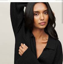 Reformation Fantino cashmere collared sweater