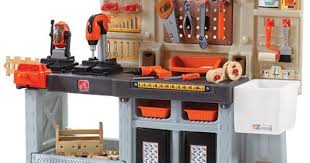 Black And Decker Toy Workbench Target The Home Depot Master Workshop Kids Workbench Kids House Kids Tool Bench