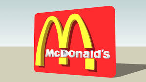 One of the world's largest restaurant chains, mcdonald's serves more than 60 million visitors every day. Mcdonalds Logo 3d Warehouse