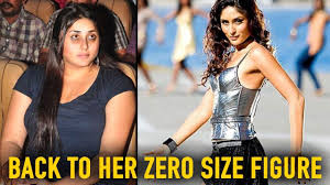 kareena kapoor khan reply on back to her zero size figure