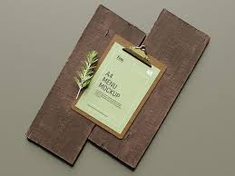 Free Menu Mockup Mockups Design Free Premium Mockups In 2020 Menu Mockup Mockup Design Mockup