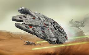 Risultati immagini per partenza millennium falcon