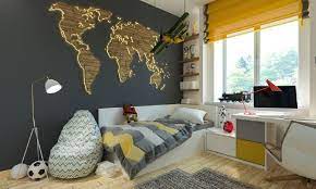 7 Ways To Style Your Walls With Maps Accent Walls In Living Room Bedroom Design World Map Decor