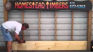 1 x 4 and 1 x 6. How To Install Homestead Timbers Tongue And Groove Paneling Youtube
