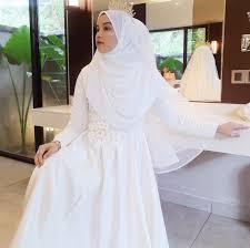 Gaun pengantin kebaya muslimah modern masa kini. Baju Pengantin Fabisya Home Facebook