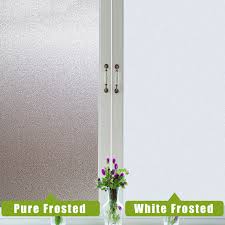 May 11, 2020 · frosted glass is translucent, and regular glass is transparent. Brand Pure White Frost Glass Films High Quality Pvc Opaque Privacy Window Film For Home Decor Glass Door No Glue 2019 New Decorative Films Aliexpress