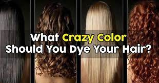 Take this inspiring quiz to find your new hair color! What Crazy Color Should You Dye Your Hair Quizdoo