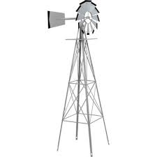 Windmill vintage designs, albuquerque, new mexico. Strongway Ornamental Garden Windmill 8ft H Gray