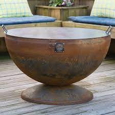 This keeps oxygen from getting underneath. Can You Use A Propane Fire Pit On A Wood Deck Custom Fire Pits Custom Fire Pit For Sale Made To Last Forever