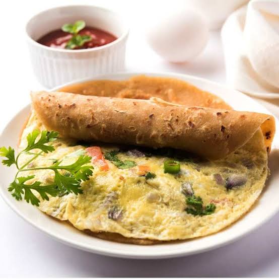 Paratha Omelette