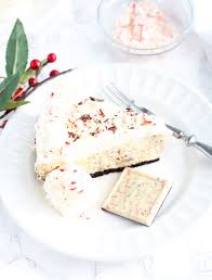 White Chocolate Peppermint Bark Cheesecake 3 Yummy Tummies