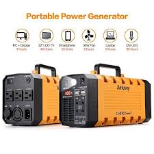 Amazon Com Solar Portable Generator Aeiusny 288wh Ups 500w For Home Camping Cpap Emergency Backup Solar Char Portable Generator Solar Panels Solar Generator