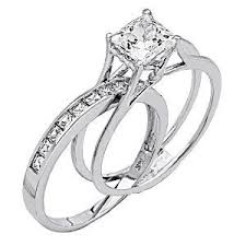 The Wedding Band Slides Inside The Engagement Band Wedding Ring Bands Set Wedding Rings For Women Engagement Rings
