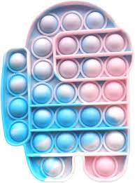 'pink' comes from the dutch word for pentecost (pinksteren) and 'pop' comes from pop music (or 'popular music'). Buy Among In Us Pop It Pink Blue Tye Dye Pop It Pink Blue Online In Turkey B094h4bg4z