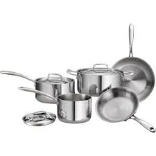 Tramontina 8 Piece Tri Ply Clad Stainless Steel Cookware Set With Glass Lids Walmart Com Cookware Set Stainless Steel Kitchen Cookware Sets Cookware Set