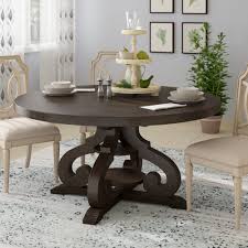 1 dining room extendable table 4 chairs the table is characterized by a precious birch top. Fosston Pedestal Dining Table Reviews Birch Lane