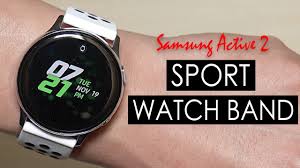 Despite this band's affordable price, the manufacturer. Samsung Galaxy Watch Active 2 Sports Watch Band Similar Look To The Nike Apple Watch 4k Youtube